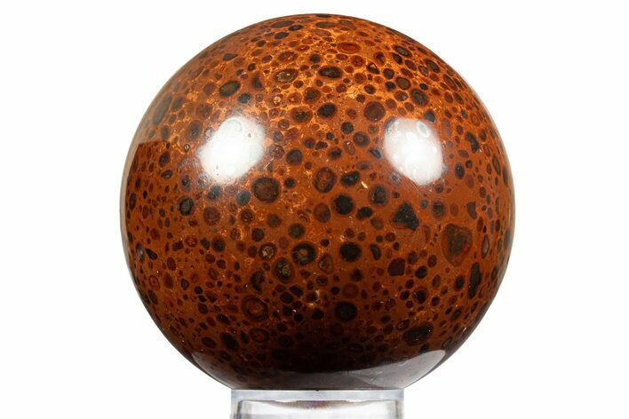 Polished Bauxite (Aluminum Ore) Sphere - Russia #316278